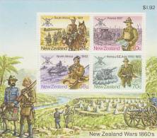 New Zealand 1984 Military History Mini Sheet  MNH - Blocks & Sheetlets