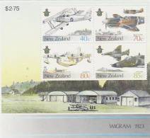 New Zealand 1987 Airforce Mini Sheet  MNH - Blokken & Velletjes