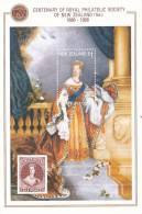New Zealand 1988 Centenary Of Royal Philatelic Society Mini Sheet  MNH - Blokken & Velletjes