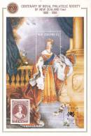 New Zealand 1988 Centenary Of Royal Philatelic Society, Overprinted Sydpex 88, Mini Sheet  MNH - Blocs-feuillets