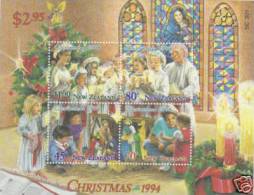 New Zealand 1994 Christmas Mini Sheet  MNH - Hojas Bloque