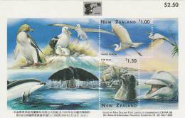 New Zealand 1996 China 96 Wildlife Mini Sheet  MNH - Blokken & Velletjes