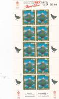 New Zealand 1996 SouthPex'96 Stamp Show Sheetlet  MNH - Hojas Bloque