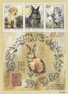 New Zealand 1999 Year Of  Rabbits Mini Sheet  MNH - Hojas Bloque