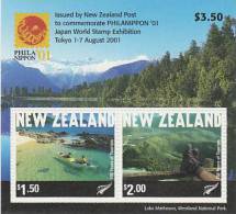 New Zealand 2001 PhilaNippon'01 Mini Sheet  MNH - Blokken & Velletjes