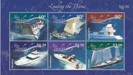New Zealand 2002 Leading The Waves Mini Sheet  MNH - Blokken & Velletjes