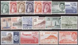 KUWAIT - SCHEICK ABDULLAH SALIM -  COMPLET SET - 1961. - Mi. 145 / 62 -  Exselent - MNH ** - Koweït
