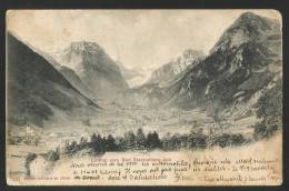 LINTHAL Vom Bad Stachelberg Aus Glarus Seen 1902 - Linthal