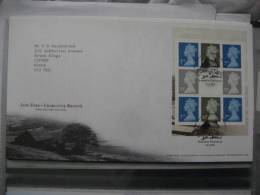 Great Britain 2005 Jane Eyre Booklet Pane Fdc - 2001-2010 Dezimalausgaben