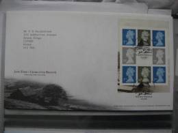 Great Britain 2005 Jane Eyre Booklet Pane Fdc - 2001-2010 Decimal Issues