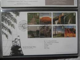 Great Britain 2005 World Heritage Sites Fdc - 2001-10 Ediciones Decimales