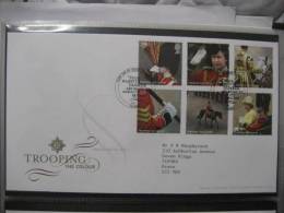 Great Britain 2005 Trooping The Colour Fdc - 2001-10 Ediciones Decimales