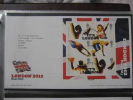 Great Britain 2005 London 2012 Host City Minisheet Fdc - 2001-2010. Decimale Uitgaven