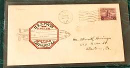 FIRST FLIGHT COVER Erstflug  Zeppelin  USA  USS Macon  #cover2057 - Zeppelin