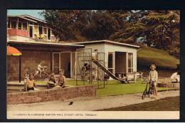 RB 931 - Coloured Postcard - Childrens Playground At Barton Hall Chalet Hotel - Torquay Devon - Torquay