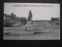 Angers-La Maine Vers Le Chateau Entre Le Pont Du Centre Et Le Pont De La Basse-Chaine...1933 - Pays De La Loire