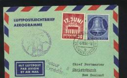 1953 Germania Deutschland Berlin 17 Juni For Christchurch New Zealand - Brieven En Documenten