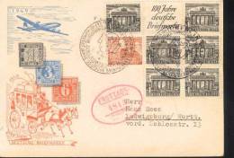 1949 Germania Deutschland Berlin 100 Jahre Briefmarke - Lettres & Documents