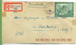 1948,  Einschreiben Mit Mnr. 968 , Gest HUSBY; ANGELN, 19.6.48, Zustand: I-II - Flensburg