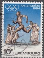 Luxembourg 1984 Michel 1104 O Cote (2008) 0.50 Euro Jeux Olympiques Los Angeles Cachet Rond - Gebraucht