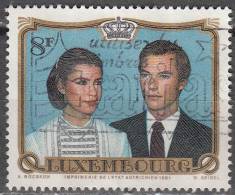 Luxembourg 1981 Michel 1036 O Cote (2008) 0.50 Euro Henri & Marie-Thérèse De Luxembourg - Used Stamps