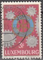 Luxembourg 1965 Michel 709 O Cote (2008) 0.30 Euro 60 Ans Rotary Cachet Rond - Usati