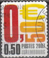 Luxembourg 2007 Michel 1742 O Cote (2008) 1.00 Euro Description Faciale Cachet Rond - Oblitérés