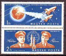 HUNGARY - 1962. AIR. First Team Manned Space Flight - MNH - Unused Stamps