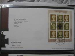Great Britain 2006 Victoria Cross Booklet Pane Fdc - 2001-2010 Decimal Issues
