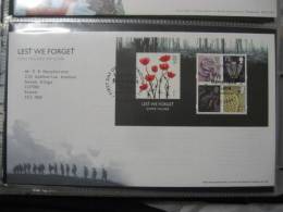 Great Britain 2006 Lest We Forget  Fdc - 2001-2010 Em. Décimales