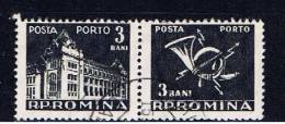 RO+ Rumänien 1957 Mi 101 Portomarken - Strafport