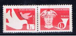 RO+ Rumänien 1982 Mi 127 Portomarken - Impuestos