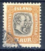 #Iceland 1907. Officials. Michel 26. Cancelled(o) - Dienstmarken