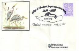 USA. Les échassiers Du Lac Oneida (le Plus Grand Lac De L'Etat De New-York) Enveloppe Souvenir  2007 - Storchenvögel