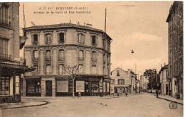 HOUILLES AVENUE DE LA GARE ET RUE GAMBETTA - Houilles