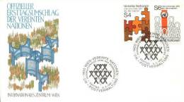 UN Wien - Mi-Nr 17/18 FDC (b116) - FDC