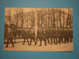 Funérailles Du Roi Albert 1er, L'hommage De L'armée Anglaise, Un Détachement Britannique Défilant Devant Le Cercueil - Funeral