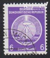 1954 - DDR - Michel 2 [Dienst Briefmarke/Service] + MECKLENBURG - Used