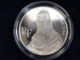 1993 - ESSAI - 100 Francs Argent - Mona Lisa - Bicentenaire Du Musée Du Louvre - France - Prova