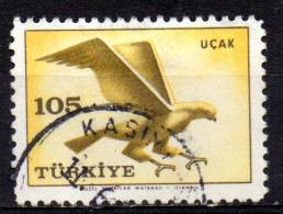 TURKEY 1959 Air. Birds Eagle 105k FU - Poste Aérienne