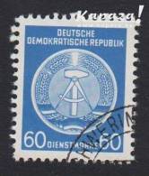 1954 - DDR - Michel 15 [Dienst Briefmarke/Service] + SCHWERIN - Oblitérés