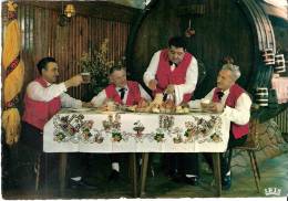 DAMBACH LA VILLE 67 - Groupe Folklorique - L'Alsace Gastronomique - 28.8.1968 - W-1 - Dambach-la-ville