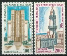 1969 Afars E Issas  Monumenti Monuments Cattedrali Cathedrals Moschèe Mosques Set MNH** Nu36 - Moschee E Sinagoghe