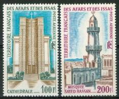 1969 Afars E Issas  Monumenti Monuments Cattedrali Cathedrals Moschèe Mosques Set MNH** Nu36 - Mosques & Synagogues