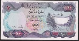 IRAQ  P65   10  DINARS   1973    AUNC. - Iraq