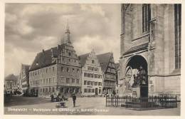 Dinkelsbühl  Marktplatz Mit Christoph V. Scmid-Denkmal  A-1651 - Dinkelsbuehl