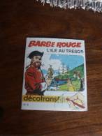 BARBE ROUGE DECO TRANSFERT L ILE AU TRESOR - Barbe-Rouge