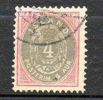 ISLAND  1900  (o)  Y&T N° 21  Perf 12,5 - Gebruikt