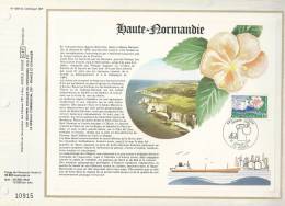 France - CEF 438 - Haute Normandie - 1er Jour 21.01.78 - 76  Rouen - T. 1992 - Lettres & Documents