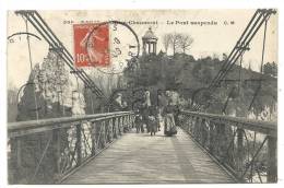 Paris 19ème Arr (75) : Parisiens Sur Le Pont Suspendu Des Buttes-Chaumont En 1909 (animé). - Arrondissement: 19